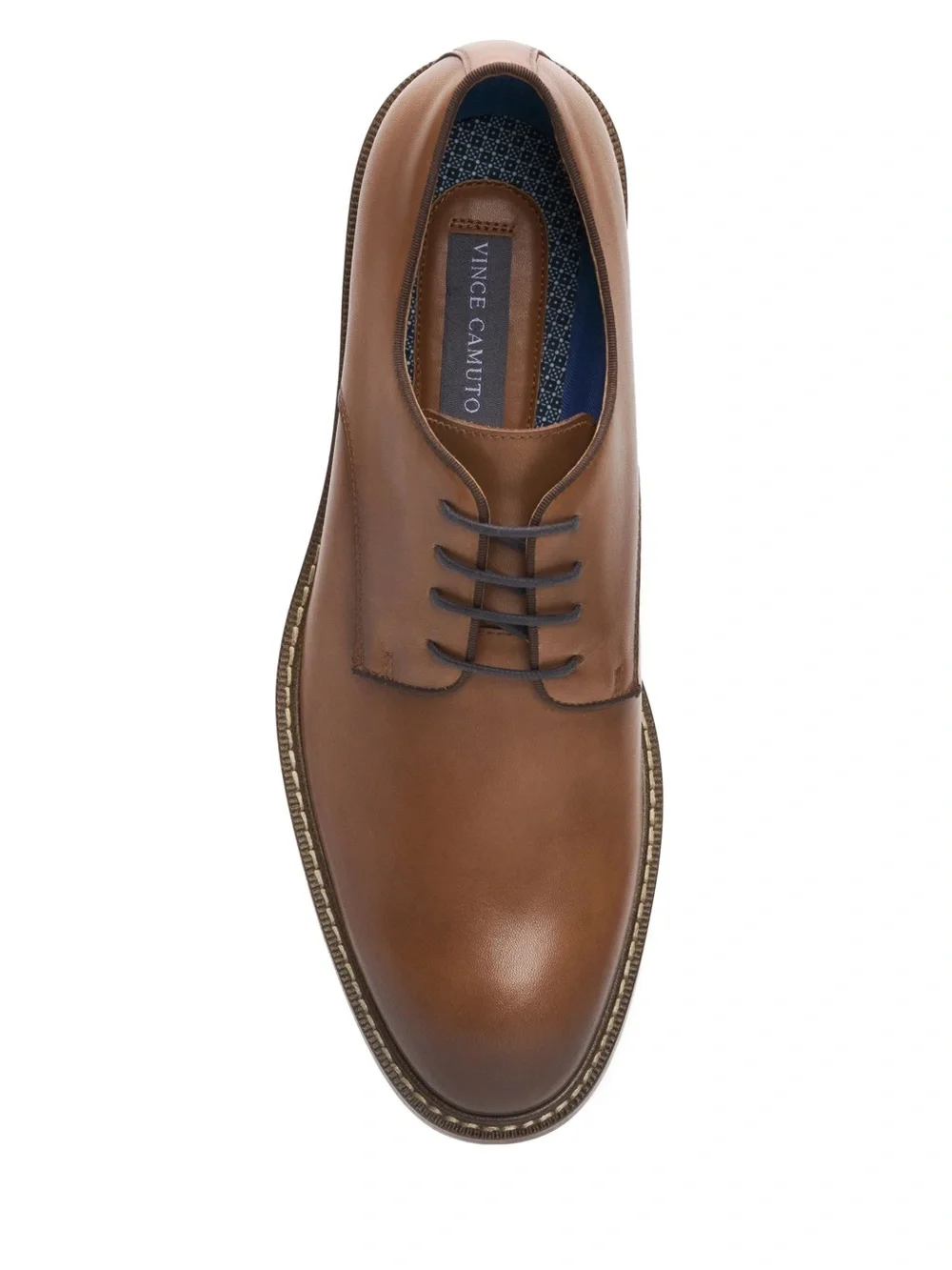 Men's Tan Leather Derby Shoes - Sleek Dress Oxfords size 10